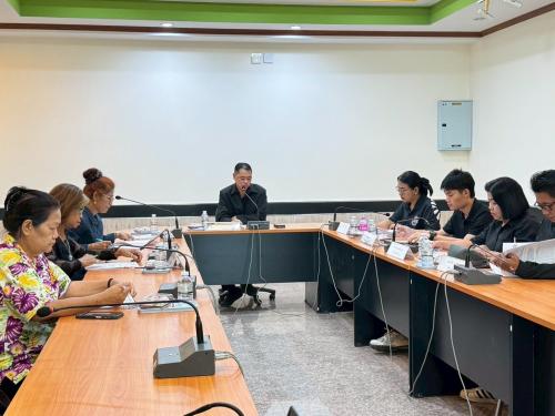 สำนักงานพัฒนาชุมชนอำเภอพนัสนิคมประชุมคณะอนุกรรมการกลั่นกรองและติดตามการดำเนินงานกองทุนพัฒนาบทบาทสตรีอำเภอพนัสนิคม ครั้งที่ 3/2569 